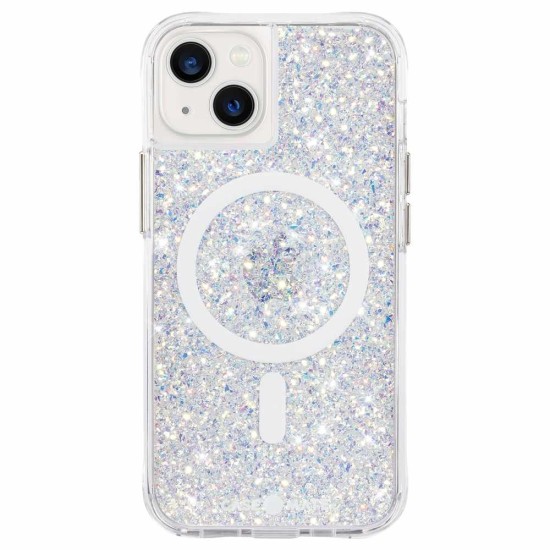 Husa Case Mate MagSafe Twinkle stardust Apple iPhone 13, transparent/spatial (Case Mate, iPhone 13) by www.silkase.ro Husa Case Mate MagSafe Twinkle stardust Apple iPhone 13, transparent/spatial (iPhone 13, CM046768) by www.silkase.ro